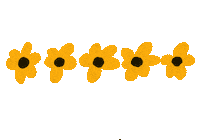 Deshibelle flower sunflower deshibelle Sticker