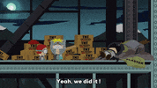 excited butters stotch GIF by South Park 