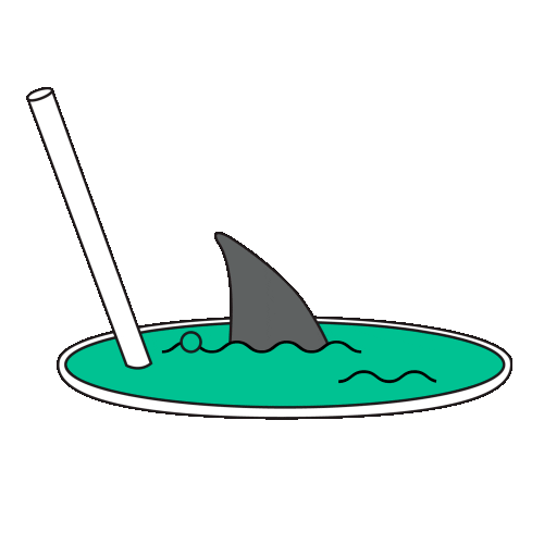 eyeyahmag health drinks danger sharks Sticker