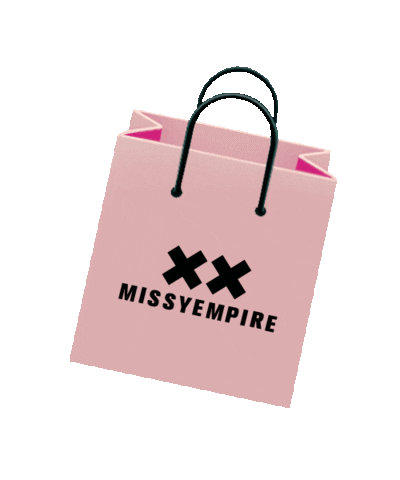 black and pink fashion Sticker by Missy Empire