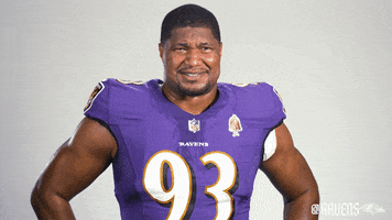 Football Shrug GIF by Baltimore Ravens