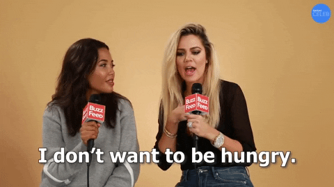 Khloe Kardashian Foodie GIF by BuzzFeed