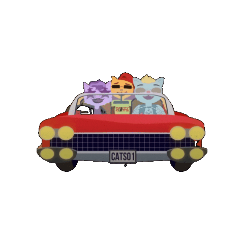 greenhillmusic cat cats kitten dance party Sticker