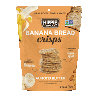 Banana Bread Sticker by HIPPIE SNACKS