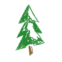 Christmas Tree Sticker by Columbus Café & Co
