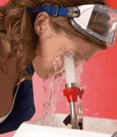 Cant Look Drink Water GIF