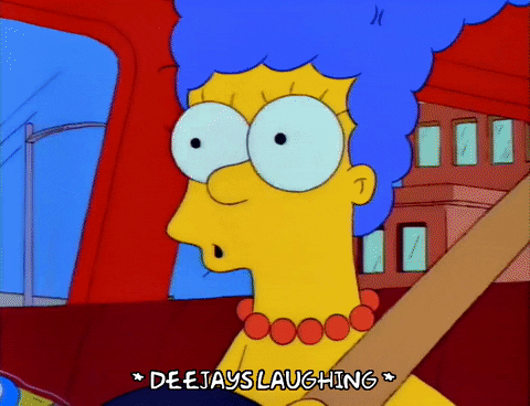 Shocked Season 3 GIF by The Simpsons