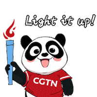 Light It Up Hello Sticker by CGTN V-Studio
