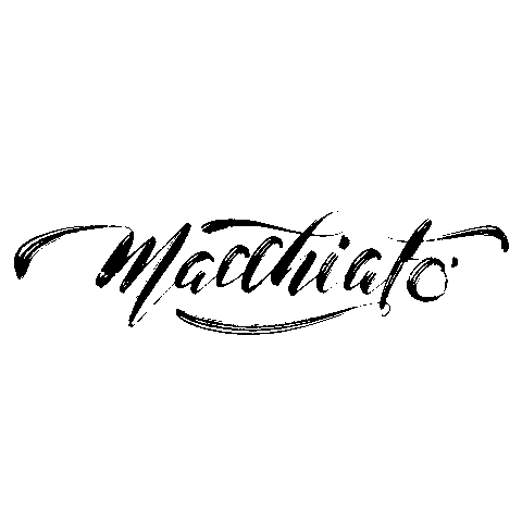 Coffee Letter Sticker