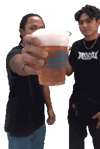 Beer Drink Up Sticker by Shell Foody's Guam