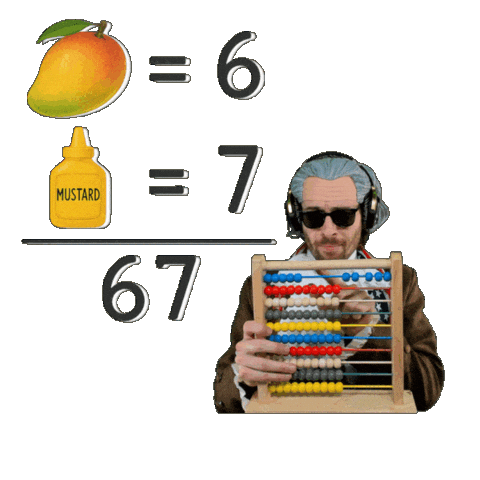 6 7 Mango Sticker