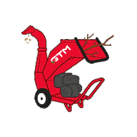 design-dewild gardener chipper gtm arborist Sticker