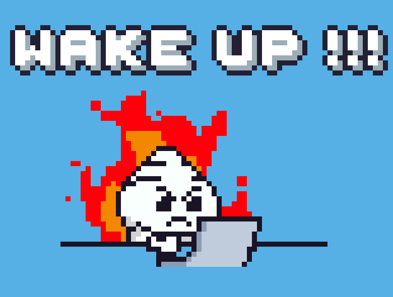 Angry Wake Up GIF by Potatozzz by 9GAG