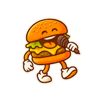 Burger Burgermania Sticker by DiDiFoodMx