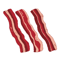 Bacon Sticker by Good Cluck Games