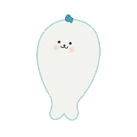 rangpeach incheon 인천 물개 조개 Sticker