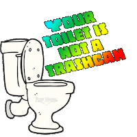texas toilet Sticker by Fort Worth Water