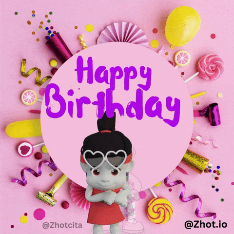 Happy Birthday GIF by Zhotcita