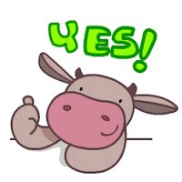 Farm Animal Yes Sticker by Afternoon films