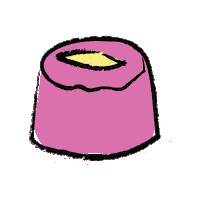 Calliehotlittlebiscuit food purple biscuit southern food Sticker