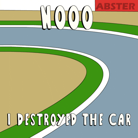 Car Destroy GIF by Abster