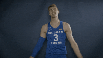 Byu Basketball Gocougs GIF by BYU Cougars
