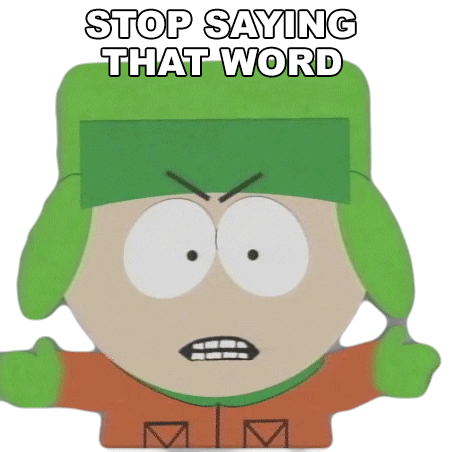 Stop Saying That Kyle Broflovski Sticker by South Park