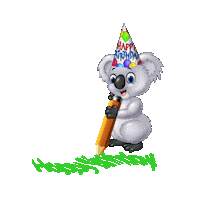 Happy Birthday Party Sticker