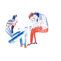 Illustration Festival Sticker by Fondazione per l'architettura / Torino