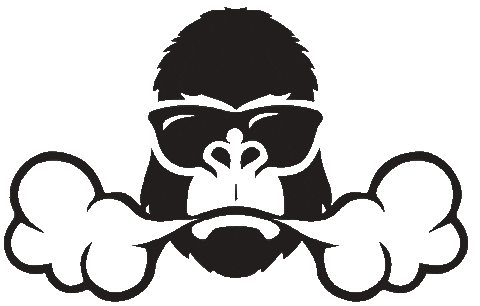 GorillaVapers giphyupload giphythatsgonnabeanofrommedawg vape gorilla Sticker