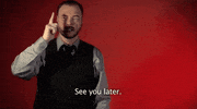 see you later asl GIF by Sign with Robert