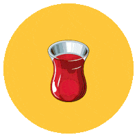 mevlanacay çay turkish tea çay saati türk çayı Sticker