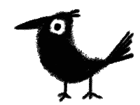 Crow Sticker