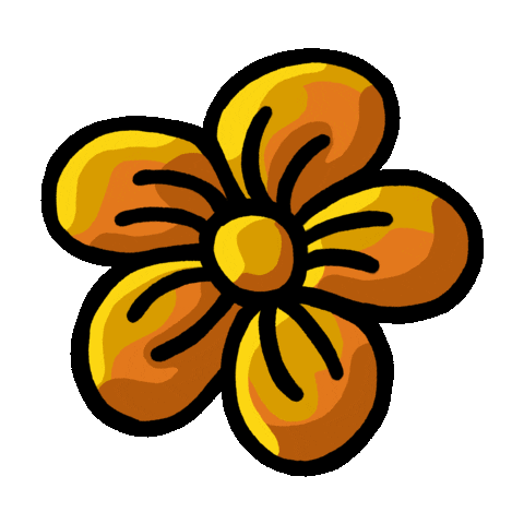 Day Of The Dead Flower Sticker by La Bakeria Bakeshop LTD