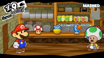 Super Mario Hello GIF by Mashed