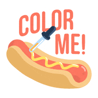 Hot Dog Kite Sticker by Aerolab