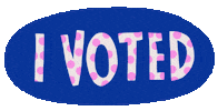 kimsielbeck 2020 vote election i voted Sticker