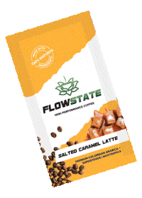 Salted Caramel Coffee Sticker by Flow State