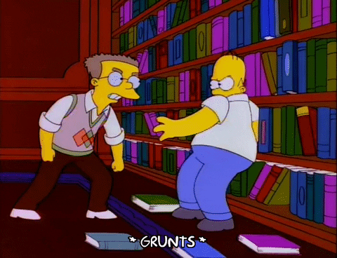 angry homer simpson GIF
