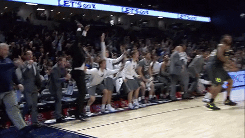 lets go celebration GIF by BIG EAST Conference