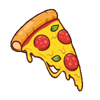 Pizza Snack Sticker by Chope & Compagnie