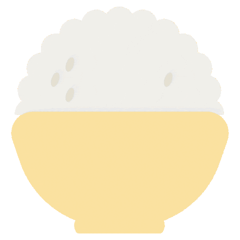 Foodie Rice Sticker by pillyze