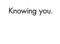 knowingyou Sticker by Kreston