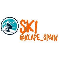 Snow Ski Sticker by Xcape