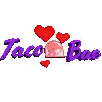I Love You Hearts Sticker by Taco Bell