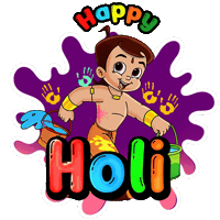 Festival Colors Sticker by Chhota Bheem