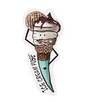 Ice Cream Comida Sticker