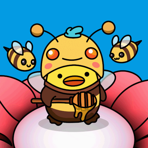 digitalducks giphyupload stabby quacks cartoon duck GIF
