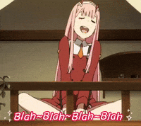 Blah Blah Blah Franxx GIF