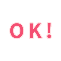 Pink Yes Sticker